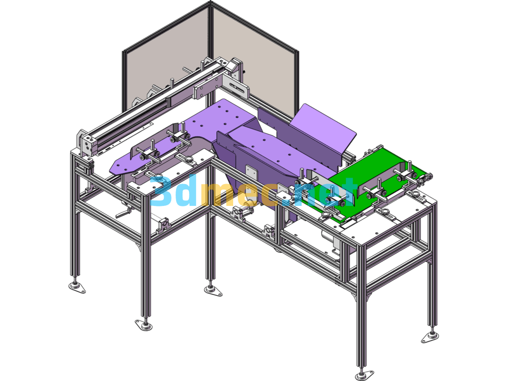 Automatic Packaging Machine 3D Model - 3D Model SolidWorks Free Download