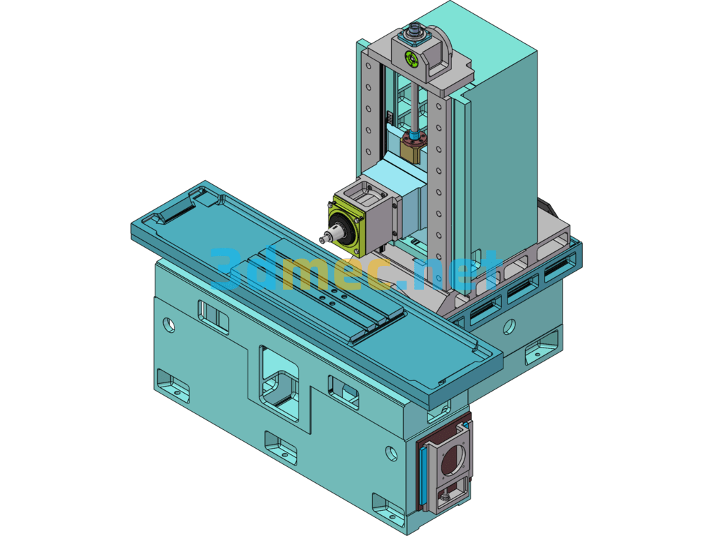 Vertical Grinding Machine 3D Model - 3D Model SolidWorks Free Download