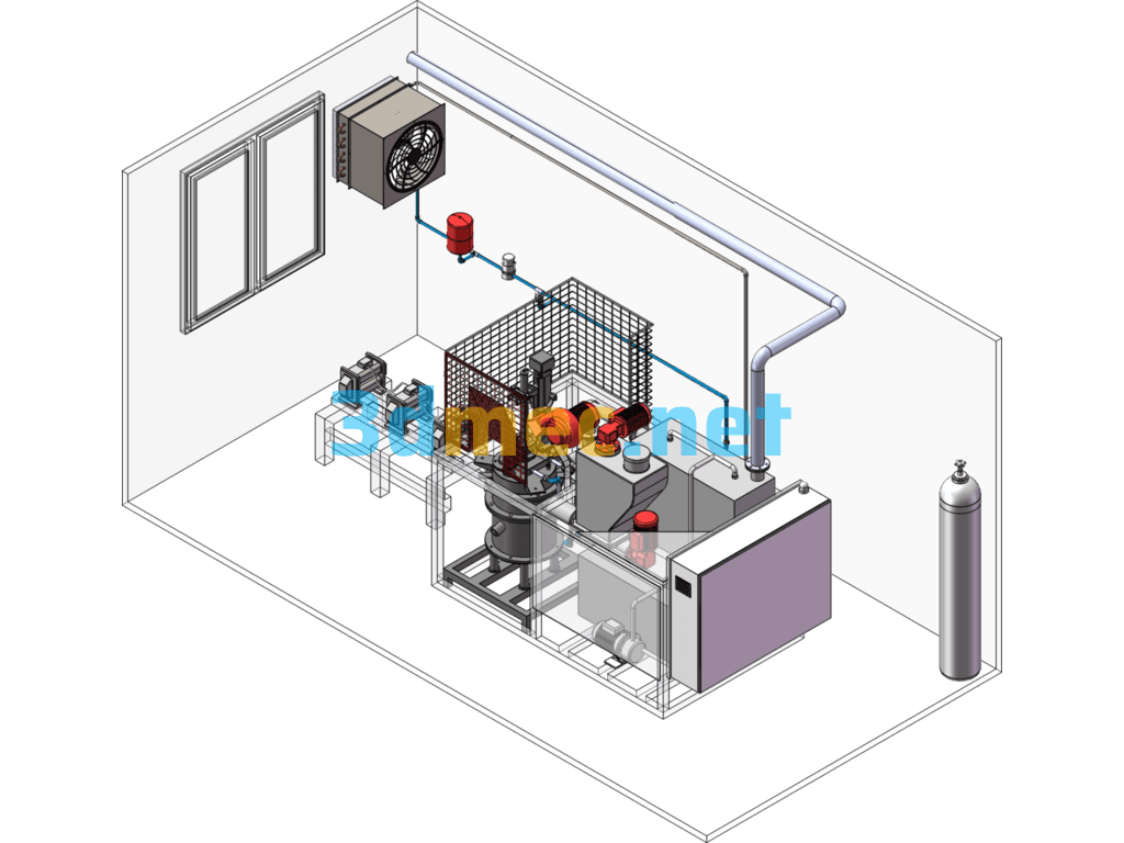 Plasma Generator Laboratory 3D Model - 3D Model SolidWorks Free Download