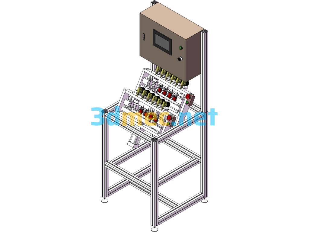 Combined Pressure Test Tooling - 3D Model SolidWorks Free Download