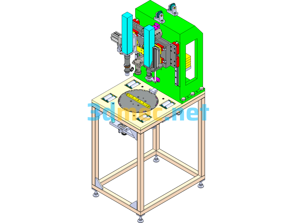 Screw Tightening Machine - 3D Model SolidWorks Free Download