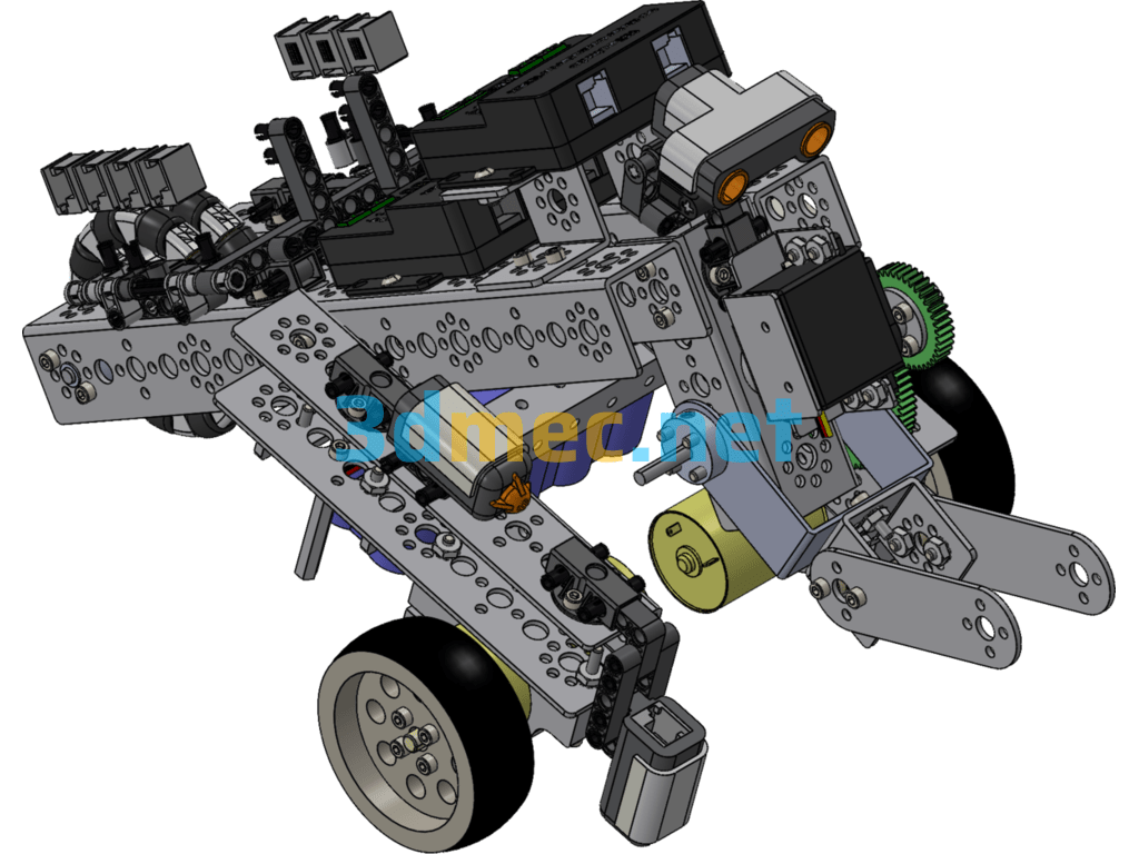 Explore Patrol Robots - 3D Model SolidWorks Free Download