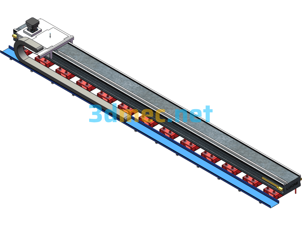 Robot Track - 3D Model Exported Free Download