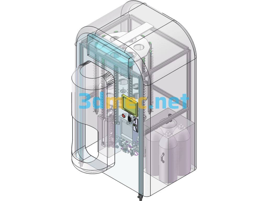 Automatic Balloon Vending Machine - 3D Model SolidWorks Free Download