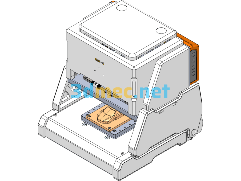 Desktop Engraving And Milling Machine - 3D Model SolidWorks Free Download