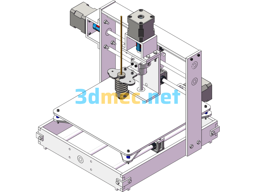 3-Axis 3D Printer - 3D Model SolidWorks Free Download