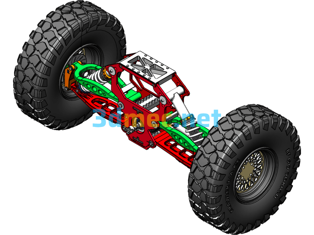 Dune Buggy Rear Suspension - 3D Model SolidWorks Free Download