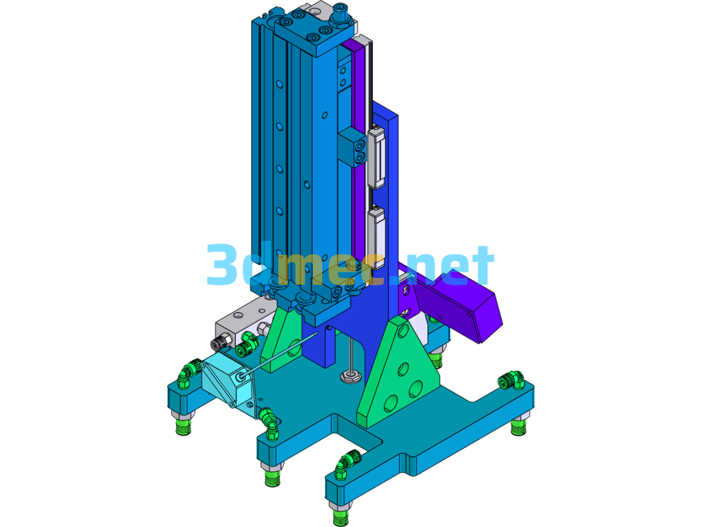 Multiple Dishwashing Mechanism - 3D Model SolidWorks Free Download