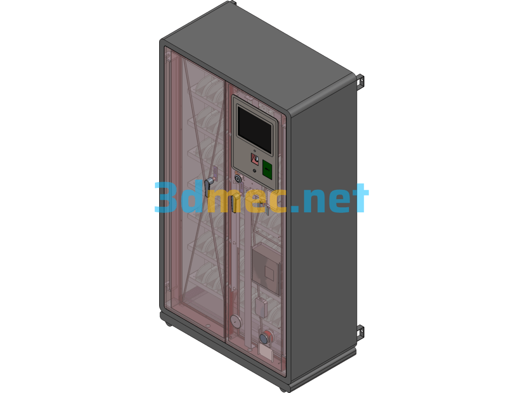 Smart Storage Cabinet - 3D Model SolidWorks Free Download