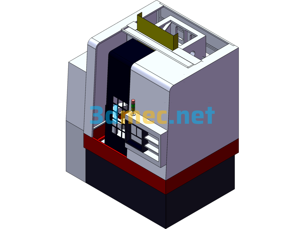 Vertical Lathe - 3D Model SolidWorks Free Download