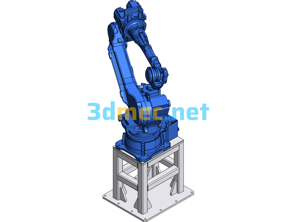 Type Robot-Yaskawa Robot - 3D Model Exported Free Download