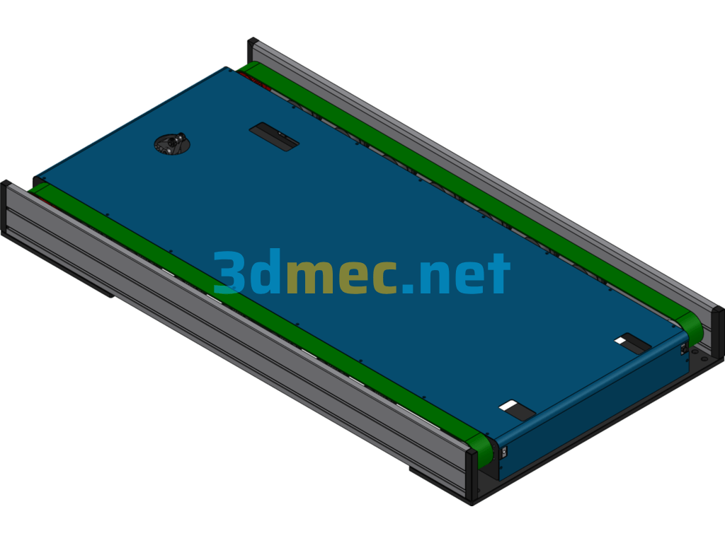 Double-Layer Belt Production Line - 3D Model Exported Free Download