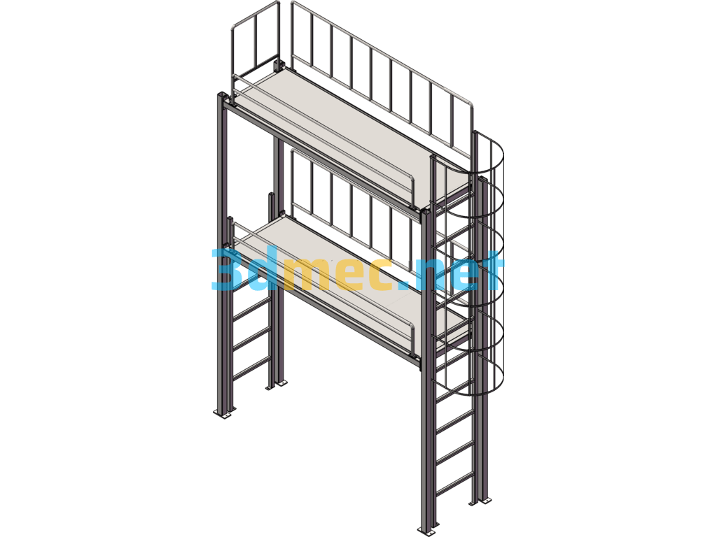 Welding Overhead - 3D Model SolidWorks Free Download