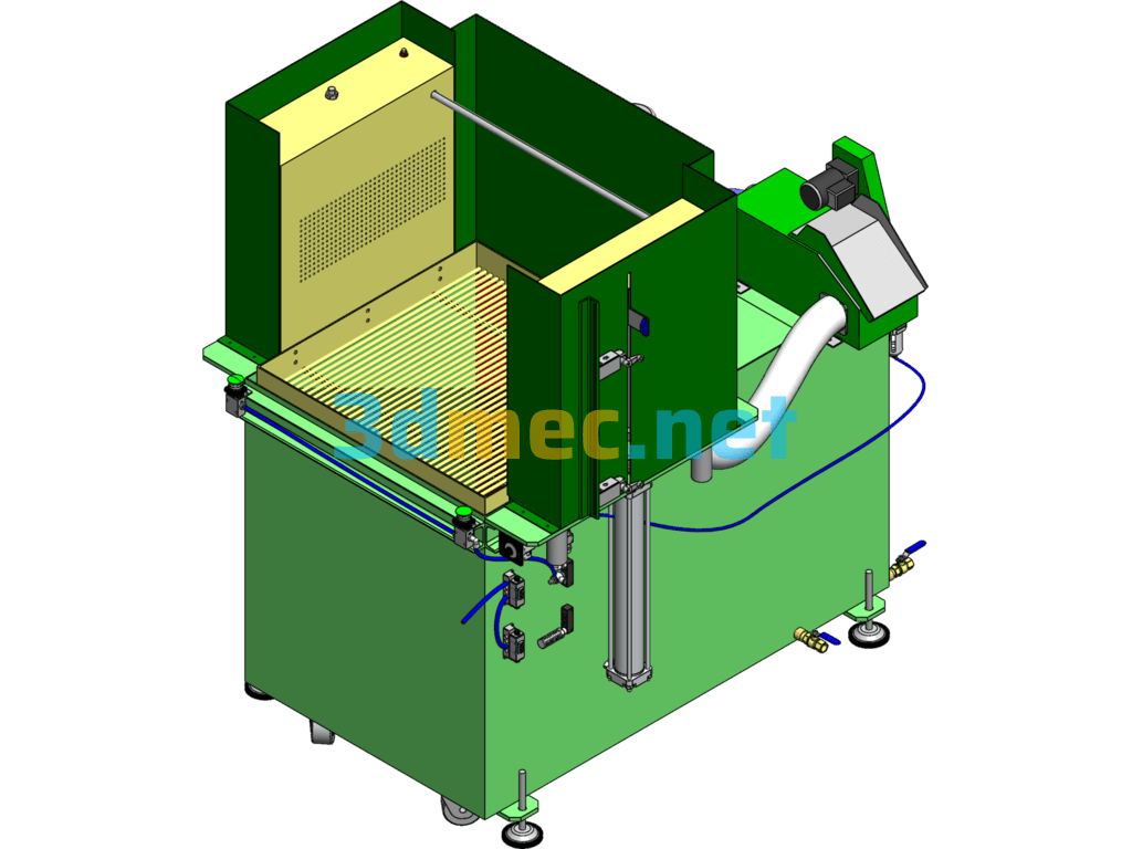 Cleaning Machine 3D Model - 3D Model SolidWorks Free Download