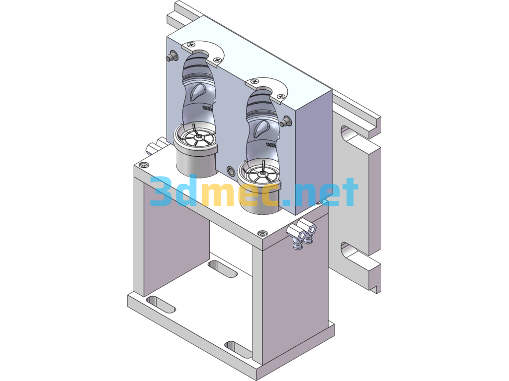 Plastic Bottle Injection Molding Equipment - 3D Model SolidWorks Free Download