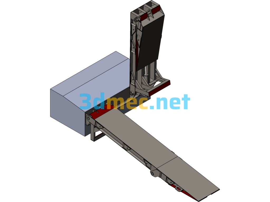 Car Tailgate - 3D Model SolidWorks Free Download