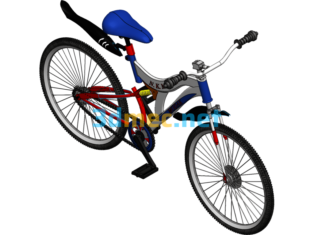 Bicycle 3D Model - 3D Model SolidWorks Free Download