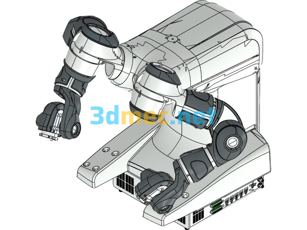 ABB Multi-Degree-Of-Freedom Robot - 3D Model SolidWorks Free Download