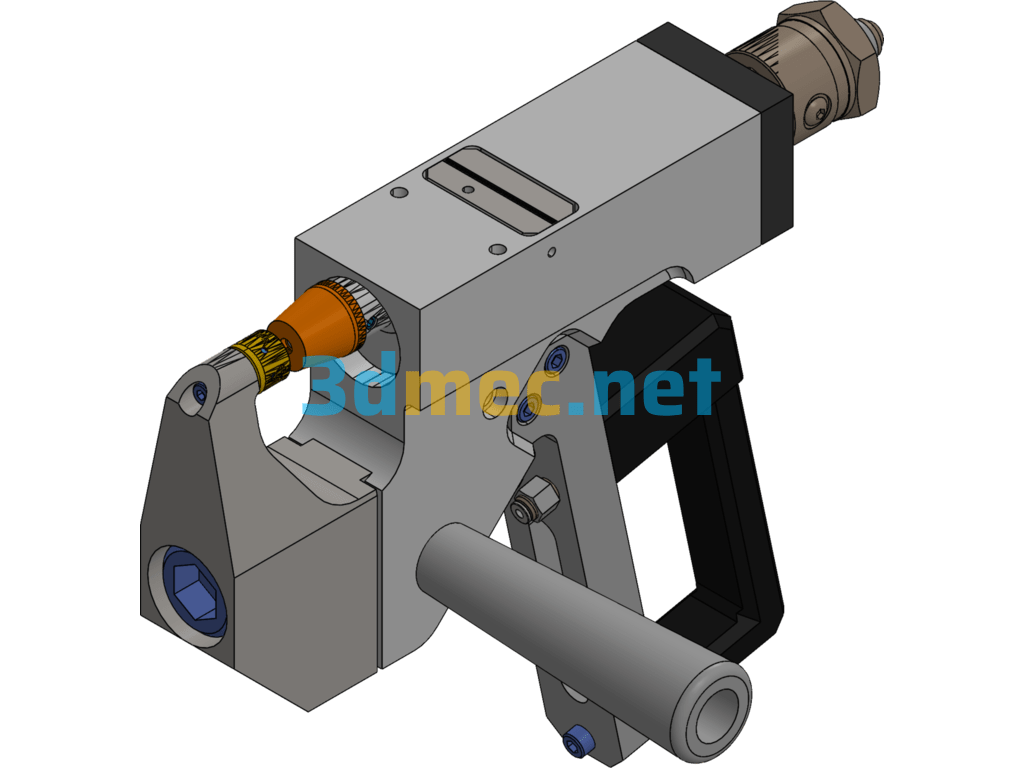 New Rivet Gun - 3D Model SolidWorks Free Download