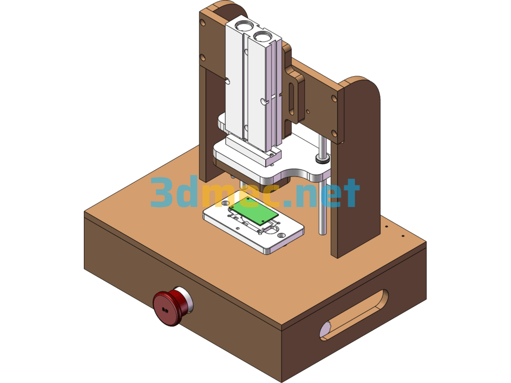 Pneumatic Test Fixture - 3D Model Exported Free Download