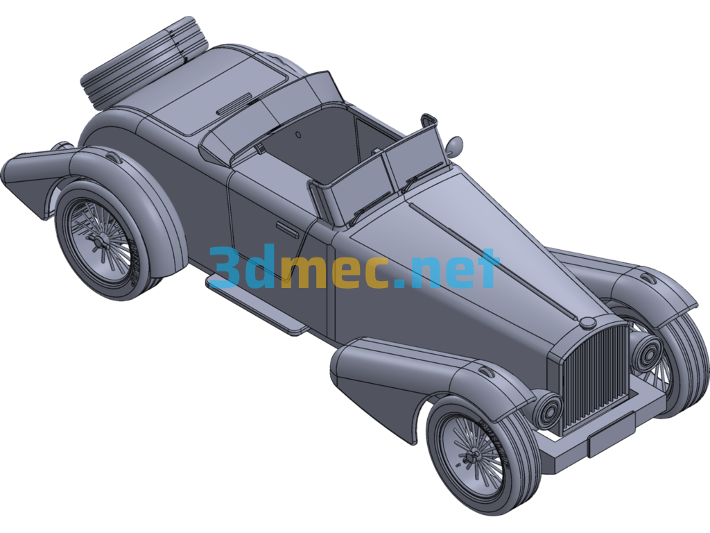 Classic Car Models - 3D Model SolidWorks Free Download