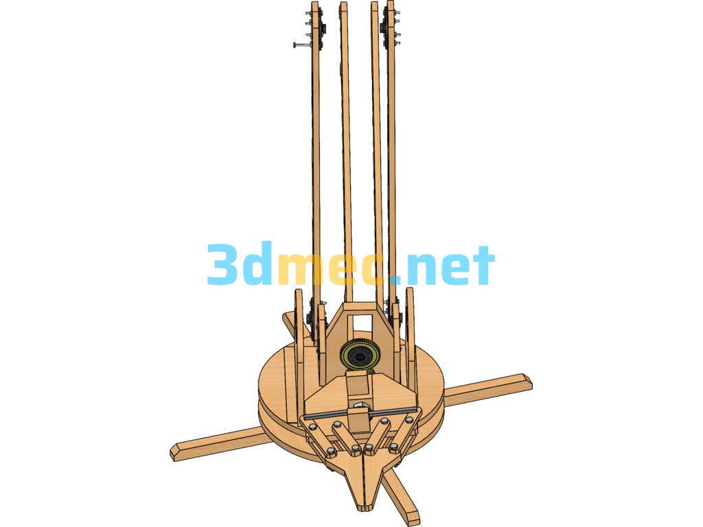 Laser Cutting Robot - 3D Model SolidWorks Free Download