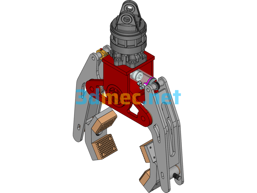 Gravity Rotator Tensioner Clamp - 3D Model SolidWorks Free Download