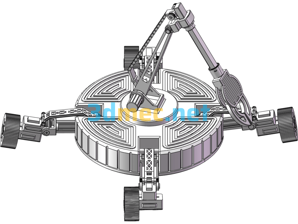 Sorting Robot - 3D Model SolidWorks UG(NX) Catia Free Download