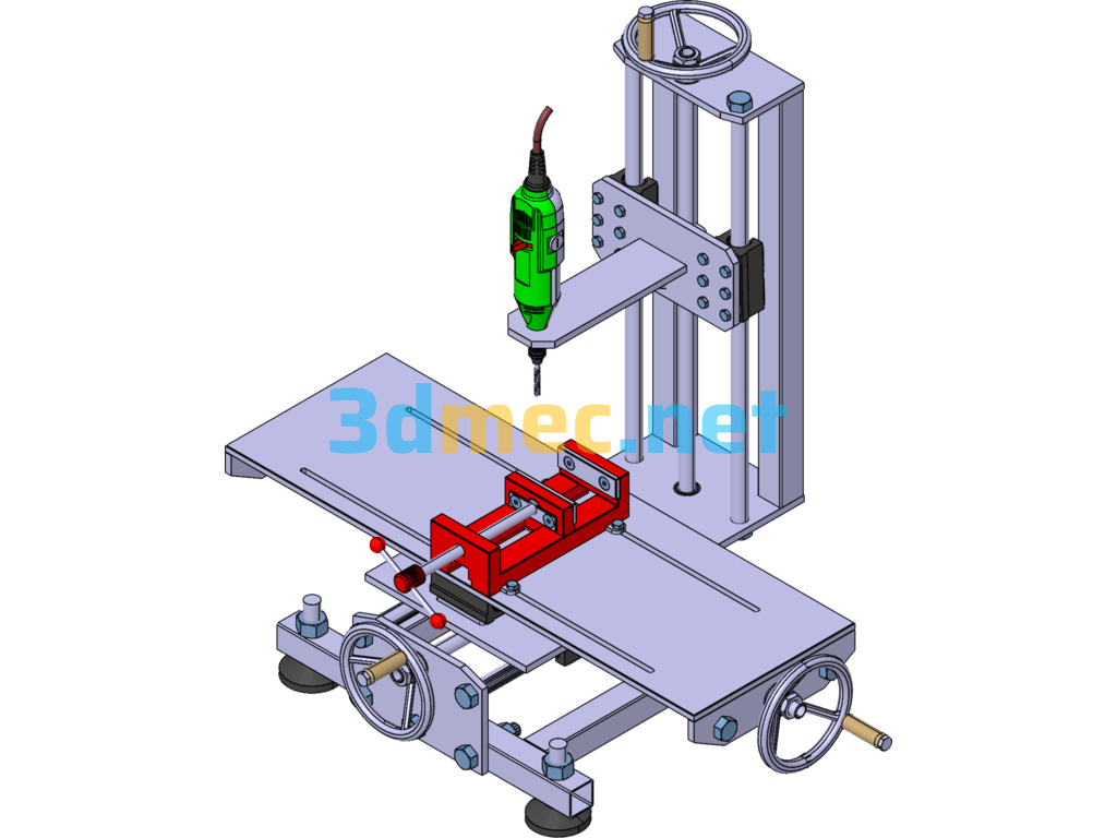 Tool Drill 3D Model Drawing - 3D Model SolidWorks Free Download