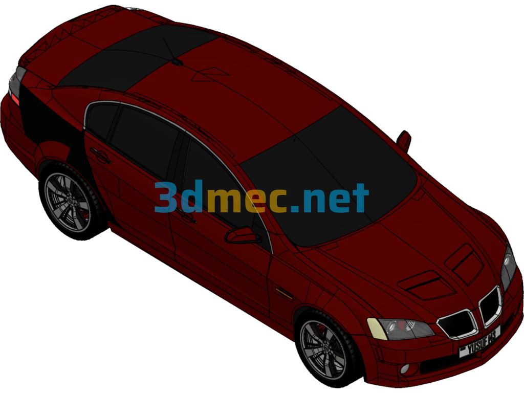 Sports Car - 3D Model SolidWorks Free Download