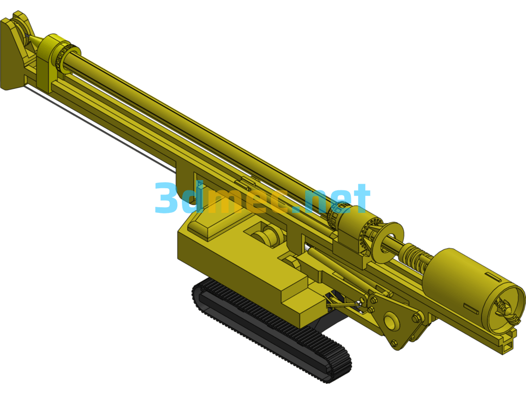 Rotary Drilling Rig - 3D Model SolidWorks Free Download