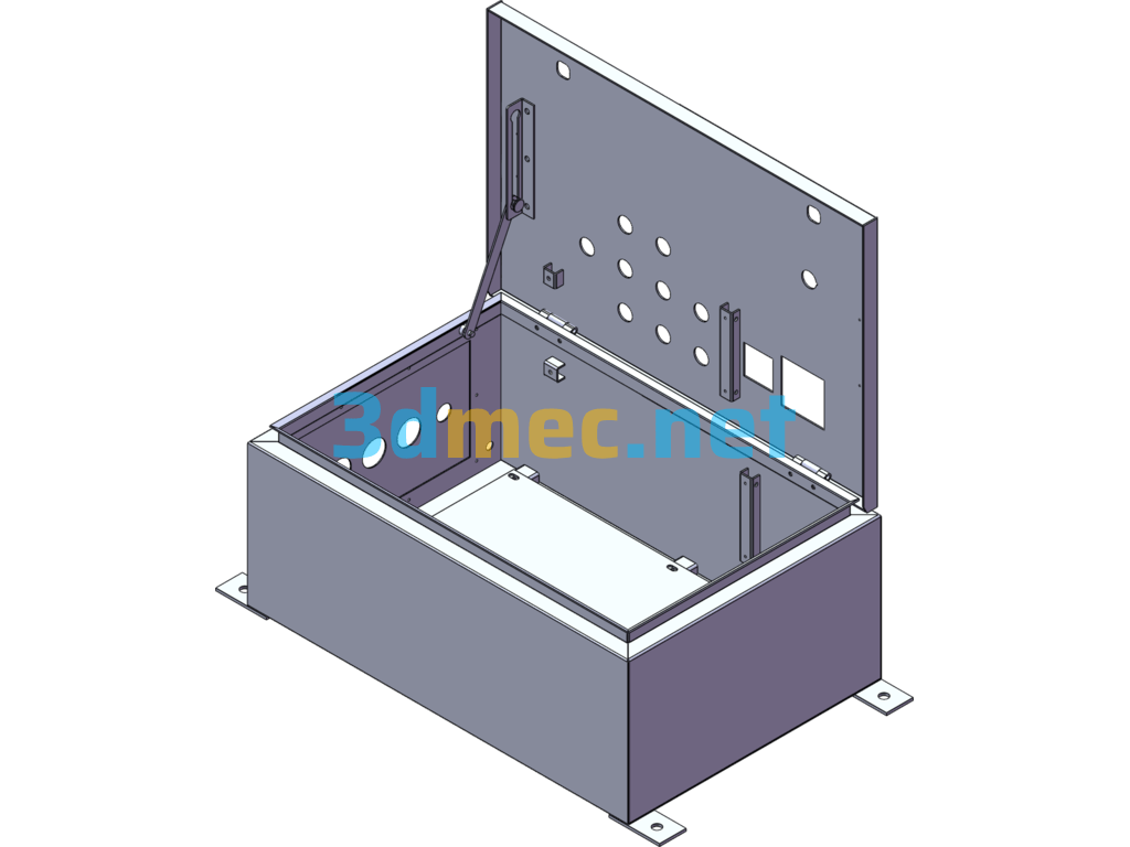 Electrical Starter Box - 3D Model SolidWorks Free Download