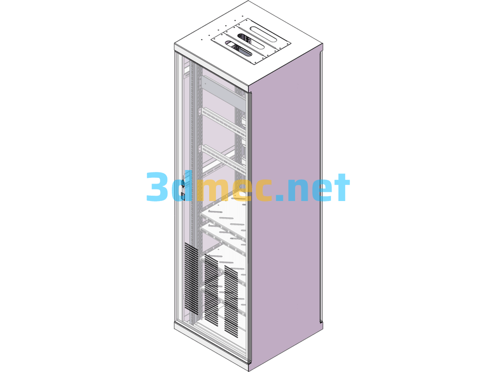 Indoor Sheet Metal Cabinet - 3D Model SolidWorks Free Download