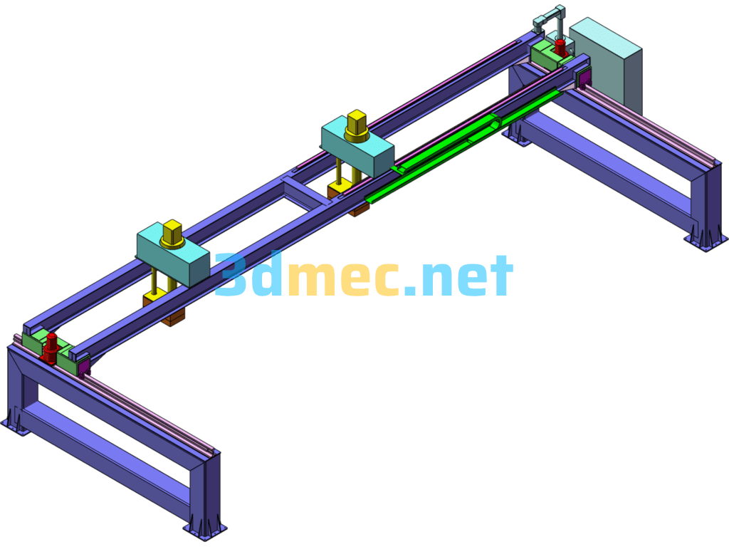 Gantry Palletizer - 3D Model Exported Free Download