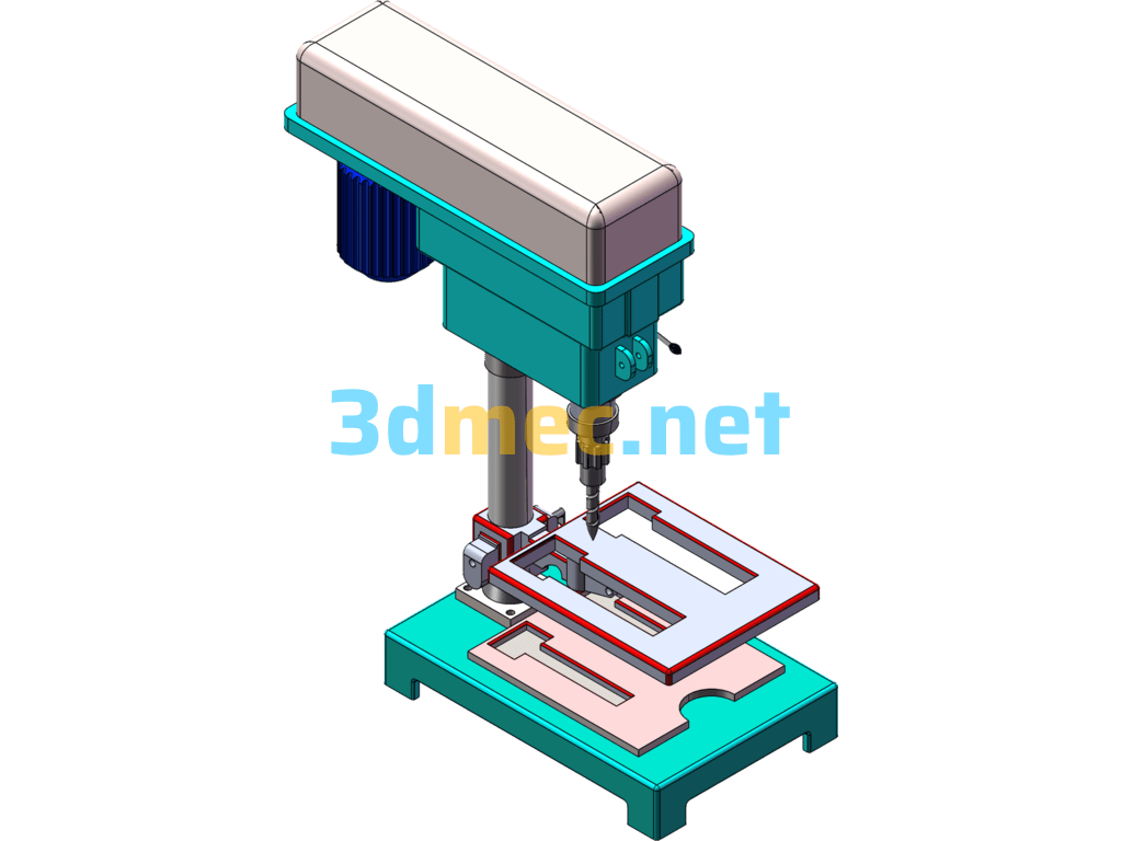 Benchtop Drill Press Models - 3D Model SolidWorks Free Download