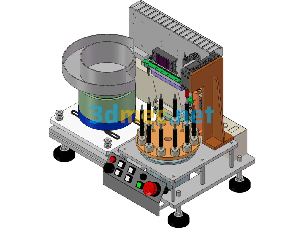 Automatic Conveyor Stacker - 3D Model SolidWorks Free Download