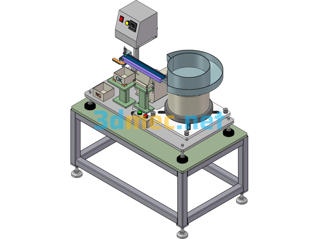 Automatic Feeder - 3D Model SolidWorks Free Download