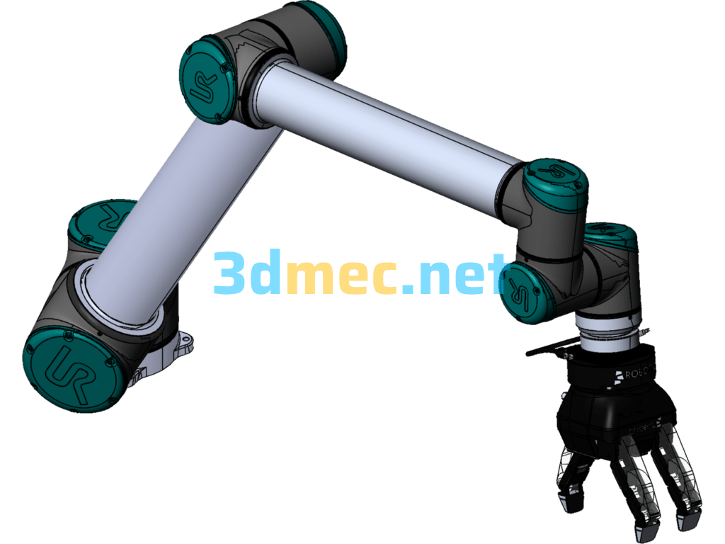 3D Image Of Universal Robots UR10 - 3D Model SolidWorks Free Download