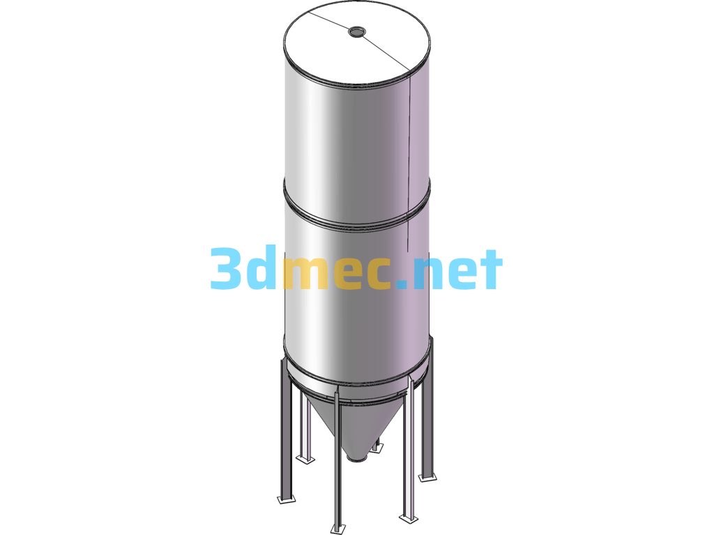 Silo - 3D Model SolidWorks Free Download