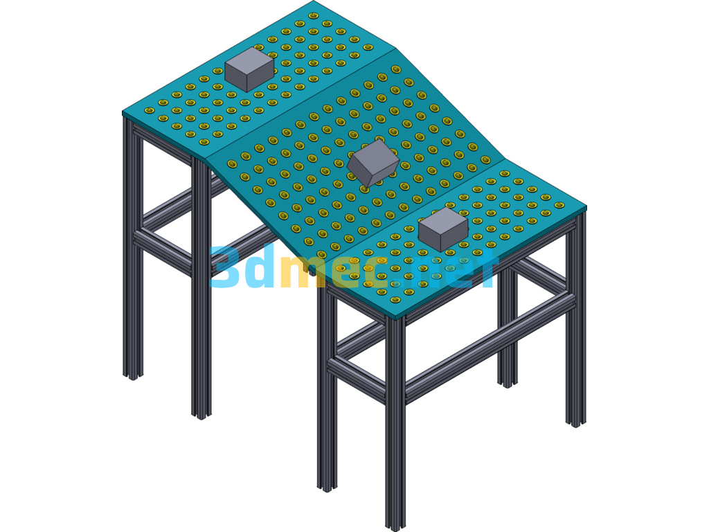 Unloading Universal Ball Workbench - 3D Model SolidWorks Free Download