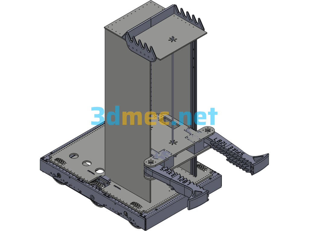 Robot Design Model For Gripping - 3D Model SolidWorks Free Download