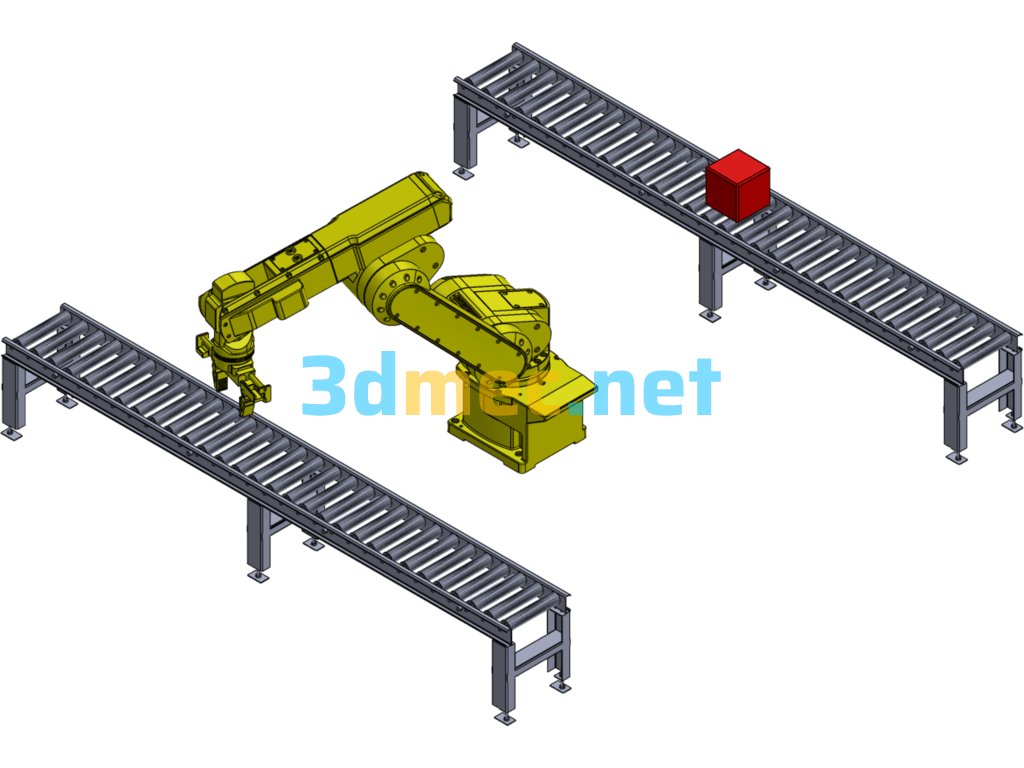 Industrial Robots - 3D Model SolidWorks Free Download