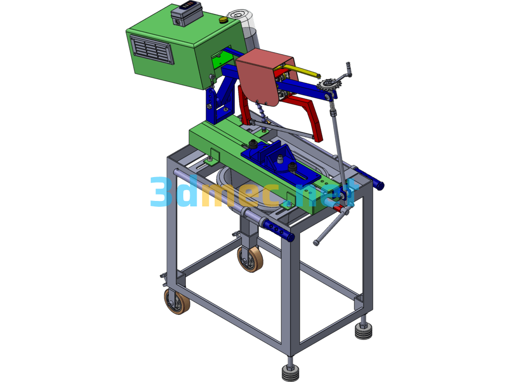 Automatic Saw Models - 3D Model SolidWorks Free Download