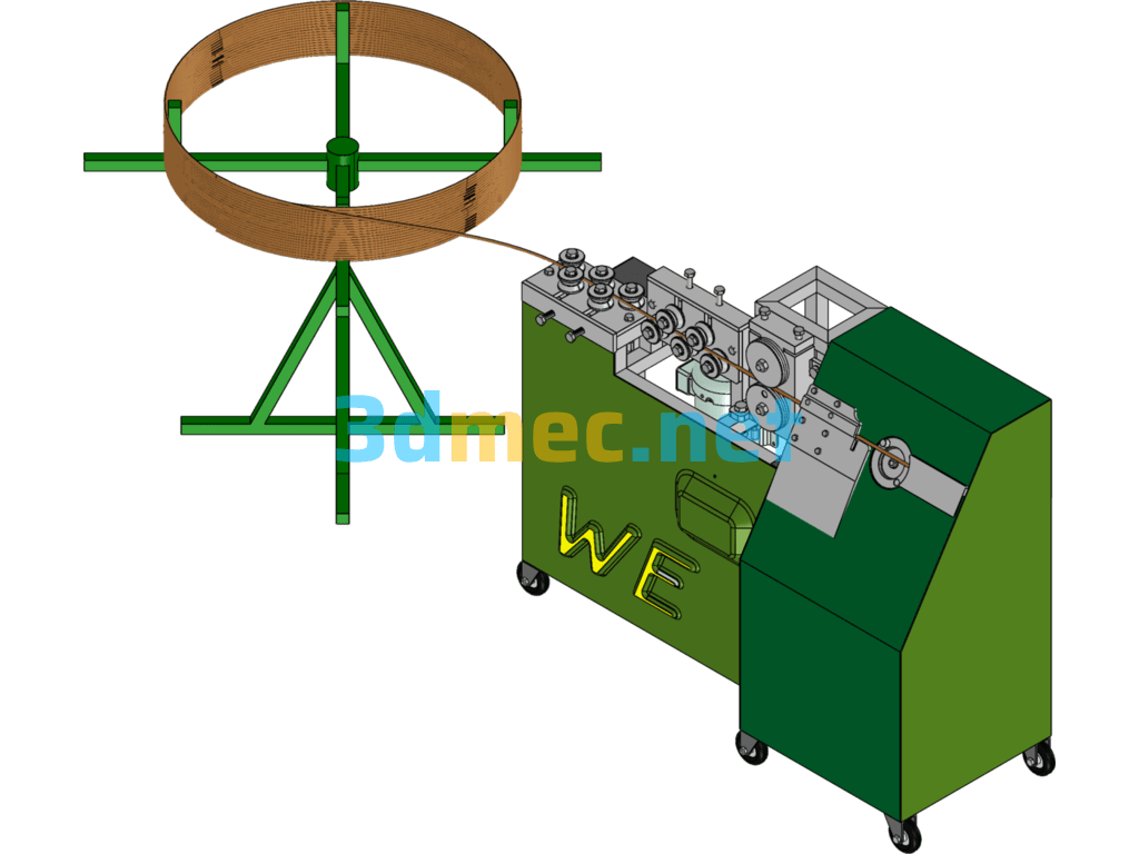 Steel Plate Bending Machine Design Model - 3D Model SolidWorks Free Download