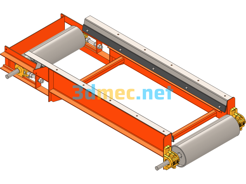 Conveyor Belt Design Model - 3D Model SolidWorks Free Download