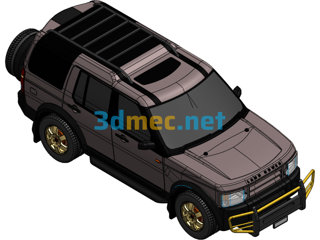 Land Rover Discovery LR3 - 3D Model SolidWorks Free Download