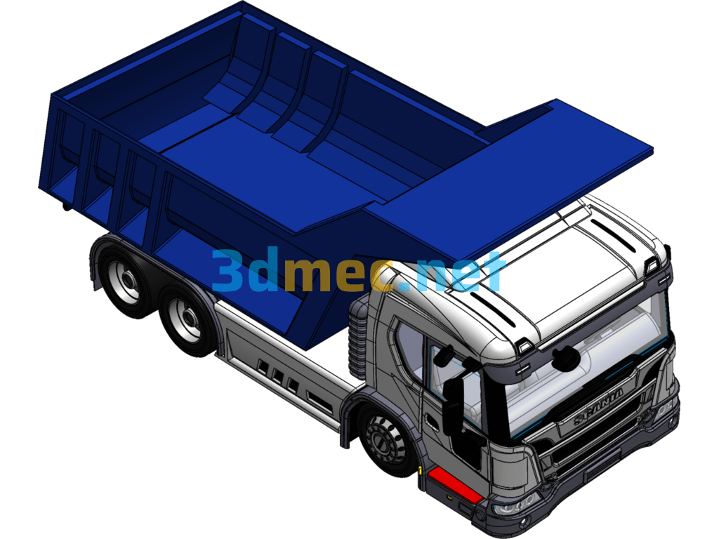 Scania L320 Truck - 3D Model SolidWorks Free Download