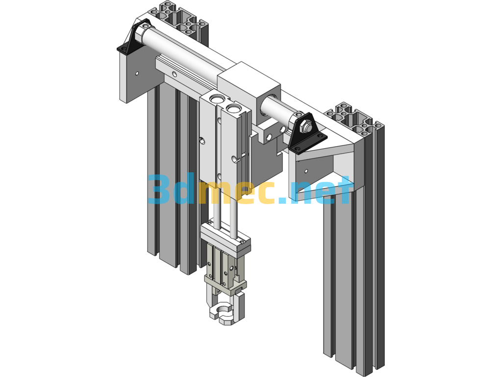 XZ Cylinder Reclaimer - 3D Model SolidWorks Free Download