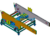 Flame Treatment Conveyor Line  3D Model