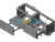 Pull-Out Loading And Unloading Mechanism-Hard Material Tray Loading Conveyor – 3D Model SolidWorks